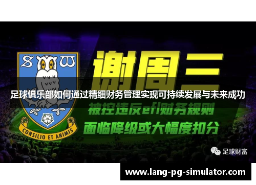 足球俱乐部如何通过精细财务管理实现可持续发展与未来成功