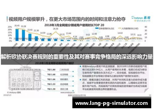 解析欧协联决赛规则的重要性及其对赛事竞争格局的深远影响力量