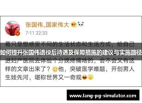 如何提升张国伟退役后待遇及保障措施的建议与实施路径